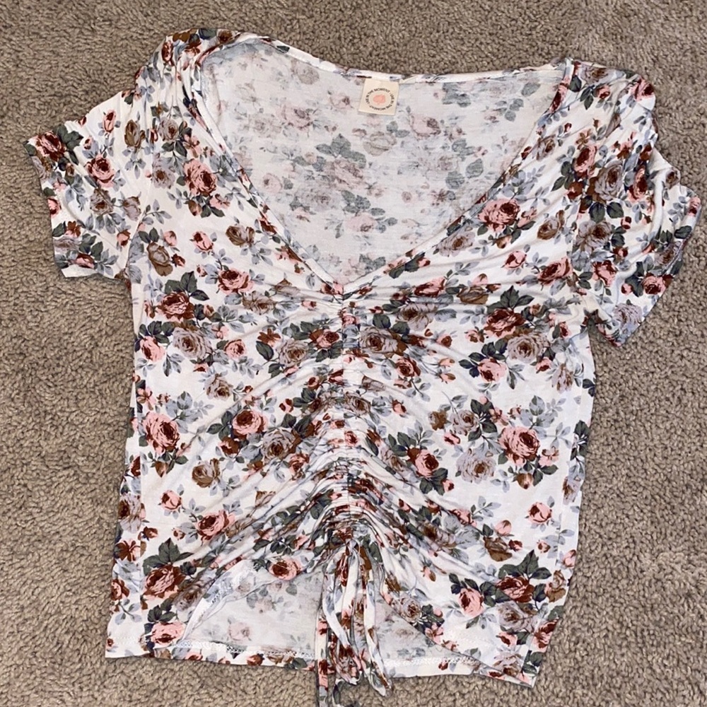 Floral crop top